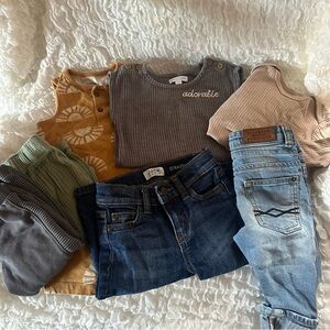 Boys 12M 7 Piece Clothing Bundle Janie and Jack Zara Carter’s